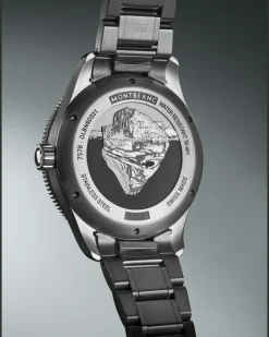 Montblanc Iced Sea Automatic Date - Grau - Stahl - Keramik - MB130793 - Uhr