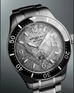 Montblanc Iced Sea Automatic Date - Grau - Stahl - Keramik - MB130793 - Uhr
