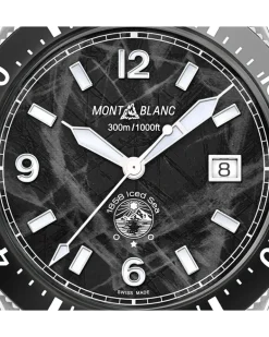 Montblanc Iced Sea Automatic Date - Schwarz - Stahl - Keramik - MB129371 - Uhr