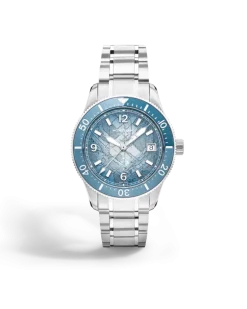 Montblanc Iced Sea Automatic Date 0 Oxygen - Hellblau - STAHL, ALUMINIUM - MB134022 - Uhr