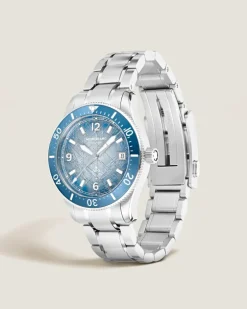 Montblanc Iced Sea Automatic Date 0 Oxygen - Hellblau - STAHL, ALUMINIUM - MB134022 - Uhr