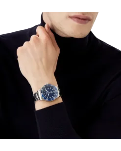 Montblanc 1858 Iced Sea Automatic Date - Blau - Stahl - Keramik - MB129369 - Uhr