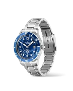 Montblanc 1858 Iced Sea Automatic Date - Blau - Stahl - Keramik - MB129369 - Uhr