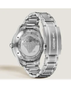 Montblanc Iced Sea Automatic Date 0 Oxygen Limited Edition - 700 Exemplare - Stahl - Keramik - MB137211 - Uhr