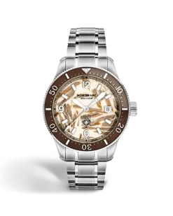 Montblanc Iced Sea Automatic Date 0 Oxygen Limited Edition - 700 Exemplare - Stahl - Keramik - MB137211 - Uhr