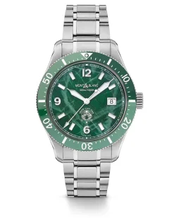 Montblanc Iced Sea Automatic Date - Grün - Stahl - Keramik - MB129373 - Uhr