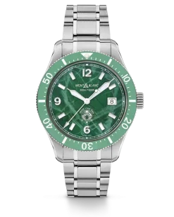 Montblanc Iced Sea Automatic Date - Grün - Stahl - Keramik - MB129373 - Uhr