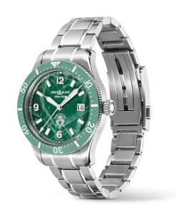 Montblanc Iced Sea Automatic Date - Grün - Stahl - Keramik - MB129373 - Uhr