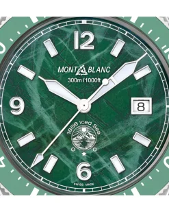Montblanc Iced Sea Automatic Date - Grün - Stahl - Keramik - MB129373 - Uhr