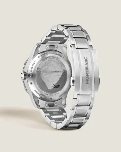 Montblanc Iced Sea Automatic Date 0 Oxygen Limited Edition - 300 Exemplare - Coral colour - STAHL, ALUMINIUM - MB135762 - Uhr