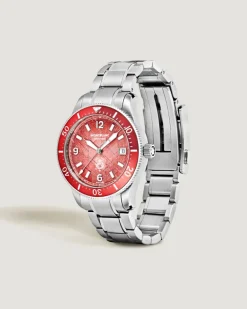Montblanc Iced Sea Automatic Date 0 Oxygen Limited Edition - 300 Exemplare - Coral colour - STAHL, ALUMINIUM - MB135762 - Uhr