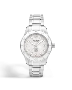 Montblanc Iced Sea Automatic Date 0 Oxygen - Weiß - Stahl - Keramik - MB134024 - Uhr