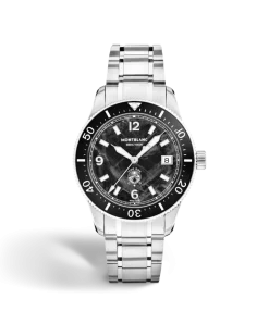 Montblanc Iced Sea Automatic Date 0 Oxygen - Schwarz - Stahl - Keramik - MB136765 - Uhr