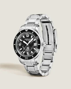 Montblanc Iced Sea Automatic Date 0 Oxygen - Schwarz - Stahl - Keramik - MB136765 - Uhr