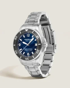 Montblanc Iced Sea 0 Oxygen Deep 4810 - Blau - Titan - MB135634 - Uhr