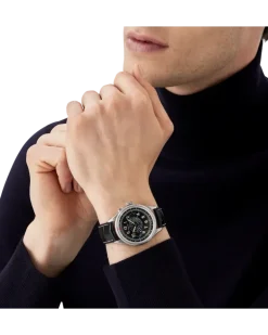 Montblanc 1858 Minerva Monopusher Chronograph Red Arrow Limited Edition - 88 Exemplare - Schwarz - STAHL, GRAUGOLD - MB129614 - Uhr