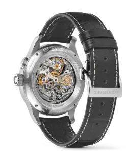 Montblanc 1858 Minerva Monopusher Chronograph Red Arrow Limited Edition - 88 Exemplare - Schwarz - STAHL, GRAUGOLD - MB129614 - Uhr
