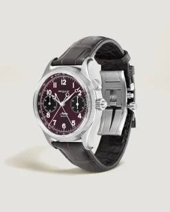 Montblanc 1858 Split Second Chronograph Limited Edition – 100 Exemplare - Burgunderrot - STAHL, GRAUGOLD - MB134029 - Uhr