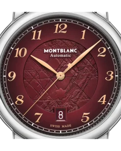 Montblanc Star Legacy Automatic Limited Edition - 1786 Exemplare - Burgunderrot - Stahl - MB133243 - Uhr