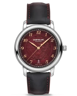 Montblanc Star Legacy Automatic Limited Edition - 1786 Exemplare - Burgunderrot - Stahl - MB133243 - Uhr