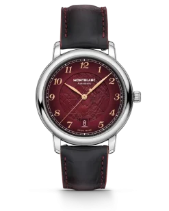 Montblanc Star Legacy Automatic Limited Edition - 1786 Exemplare - Burgunderrot - Stahl - MB133243 - Uhr