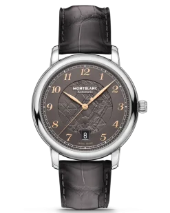 Montblanc Star Legacy Automatic Date Limited Edition - 1786 Exemplare - Grau - Stahl - MB130958 - Uhr