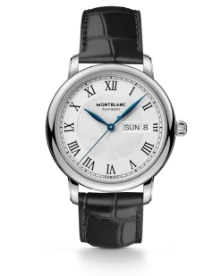 Montblanc Star Legacy Automatic Day & Date Stahl - MB128686 - Uhr