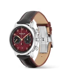 Montblanc Star Legacy Chronograph 42mm Limited Edition - 1786 Exemplare - Burgunderrot - Stahl - MB133245 - Uhr