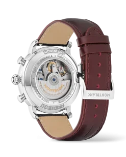 Montblanc Star Legacy Chronograph 42mm Limited Edition - 1786 Exemplare - Burgunderrot - Stahl - MB133245 - Uhr