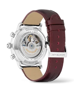 Montblanc Star Legacy Chronograph 42mm Limited Edition - 1786 Exemplare - Burgunderrot - Stahl - MB133245 - Uhr