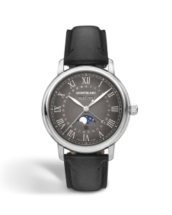 Montblanc Star Legacy Full Calendar Anthrazit - Stahl - MB134358 - Uhr
