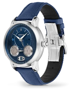 Montblanc Star Legacy Nicolas Rieussec Chronograph Blau - Stahl - MB130986 - Uhr