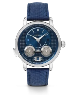 Montblanc Star Legacy Nicolas Rieussec Chronograph Blau - Stahl - MB130986 - Uhr