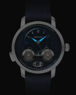 Montblanc Star Legacy Nicolas Rieussec Chronograph Blau - Stahl - MB130986 - Uhr