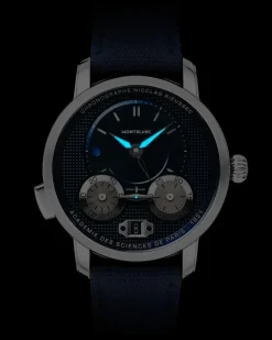 Montblanc Star Legacy Nicolas Rieussec Chronograph Blau - Stahl - MB130986 - Uhr