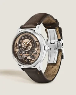 Montblanc Star Legacy Nicolas Rieussec Chronograph Limited Edition - 821 Exemplare - Braun - Stahl - MB136359 - Uhr