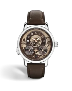 Montblanc Star Legacy Nicolas Rieussec Chronograph Limited Edition - 821 Exemplare - Braun - Stahl - MB136359 - Uhr