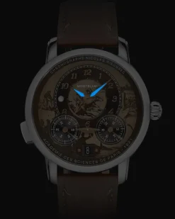 Montblanc Star Legacy Nicolas Rieussec Chronograph Limited Edition - 821 Exemplare - Braun - Stahl - MB136359 - Uhr