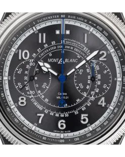 Montblanc 1858 The Unveiled Timekeeper Minerva Limited Edition - 100 Exemplare - - STAHL, GRAUGOLD - MB133246 - Uhr