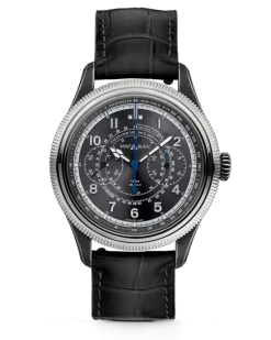 Montblanc 1858 The Unveiled Timekeeper Minerva Limited Edition - 100 Exemplare - - STAHL, GRAUGOLD - MB133246 - Uhr