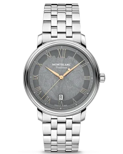 Montblanc Tradition Automatic Date Grau - Stahl - MB132433 - Uhr