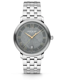 Montblanc Tradition Automatic Date Grau - Stahl - MB132433 - Uhr