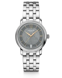 Montblanc Tradition Automatic Date Grau - Stahl - MB132317 - Uhr