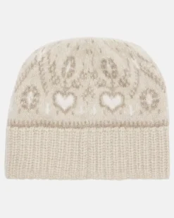 Mütze Avers aus Kaschmir Beige