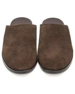 Mules aus Leder - Braun