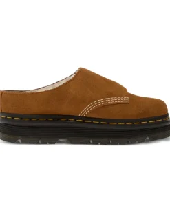 Mules mit Plateau - Braun