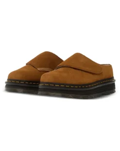 Mules mit Plateau - Braun
