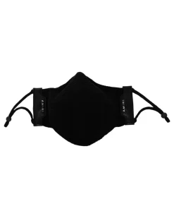 Mundschutzmaske mit Logo-Detail - Schwarz