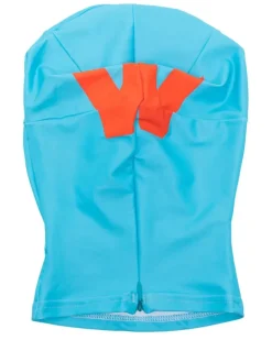 Mundschutzmaske mit Logo-Print - Blau
