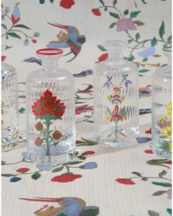 Murano Gulistan Ölflasche aus Glas - Weiß